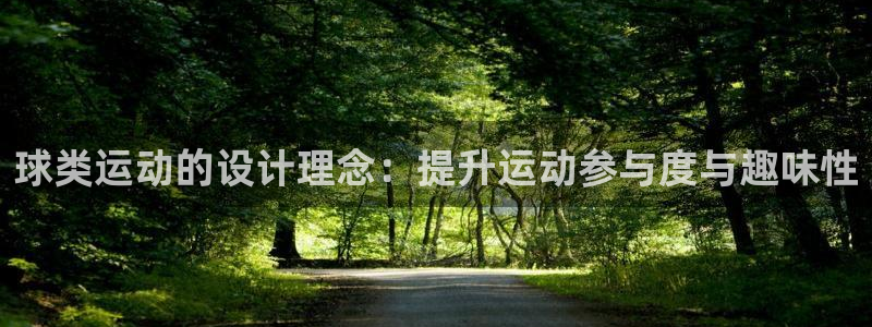 k1体育十年品牌值得信赖网址：球类运动的设计理念：提升运动参与度与趣味性
